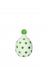 Zafferano America PUN1505 - CERAMIC BOTTLE w/PAINTED DOTS